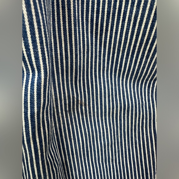 Vintage Union Made Sanforized Osh Kosh Vestbak Hickory Stripe Railroad Overalls - Picture 11 of 11